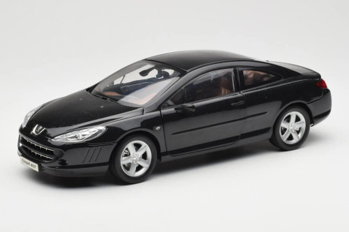 1/18 Norev 1969 Peugeot 504 Coupe (Black) Car Model - LIVECARMODEL.com