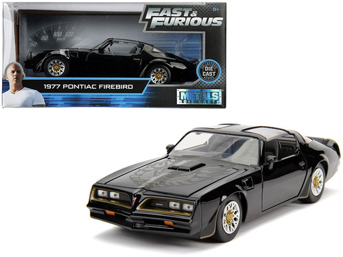 1/24 Jada Tego’s 1977 Pontiac Firebird Black "Fast & Furious" Movie Diecast Model Car