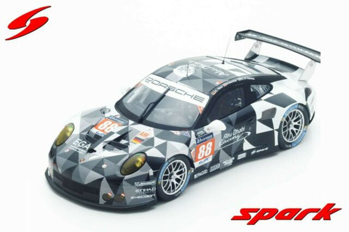 1/18 Porsche 911 RSR n.88 LMGTE AM C. Ried - K. Al Qubaisi - K. Bachler model car by Spark