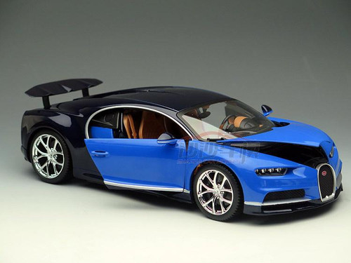 1/18 AUTOart Bugatti EB 18.3 Chiron (Blue) Diecast Car Model 70911