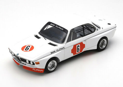 1/18 Spark BMW 3.0 CSL No.6 Winner 4H Monza 1973 N. Lauda - B. Muir Car Model