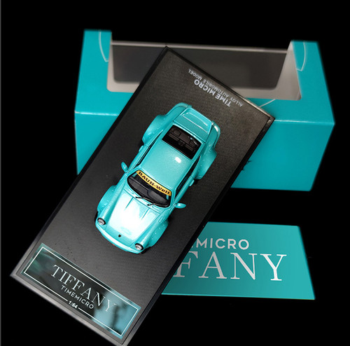 1/64 Time Model Porsche 911 964 RWB (Tiffany Blue) Low Wing