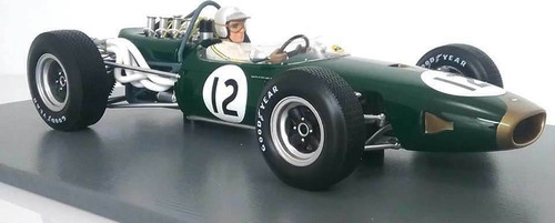 1/18 Brabham BT19 No.12 Winner French GP 1966 Jack Brabham model car by Spark
