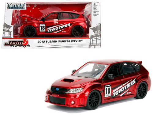 2012 Subaru Impreza WRX STI Red 