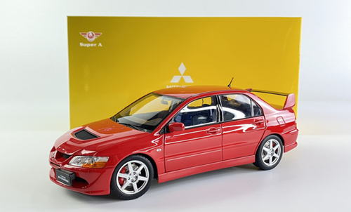 1/18 Super A SuperA Mitsubishi Evo 8 Evo8 Evo VIII 8th Generation (Red) Diecast Car Model Limited 333