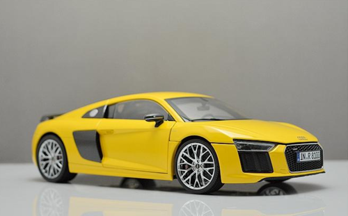 1/18 Dealer Edition Audi R8 V10 Plus (Yellow) Diecast Car Model