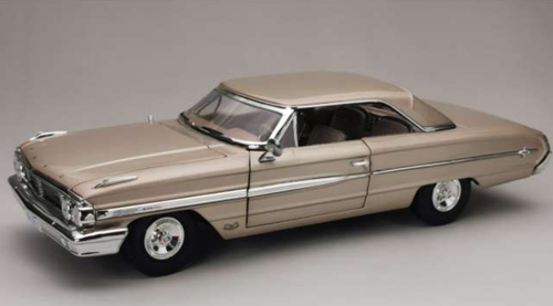 1/18 1964 Ford Galaxie 500 XL Hardtop - Chantilly Beige Diecast Car Model
