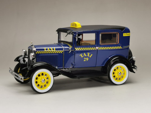 1/18 Sunstar 1931 Ford Model A Tudor Taxi Diecast Car Model