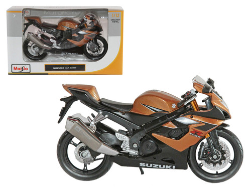 Suzuki Gsx R1000 Bronze 1 12 Diecast Motorcycle Model By Maisto Livecarmodel Com