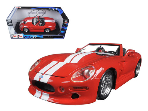 1/18 Bburago Gold Collection 1999 Shelby Series 1 (Red with White