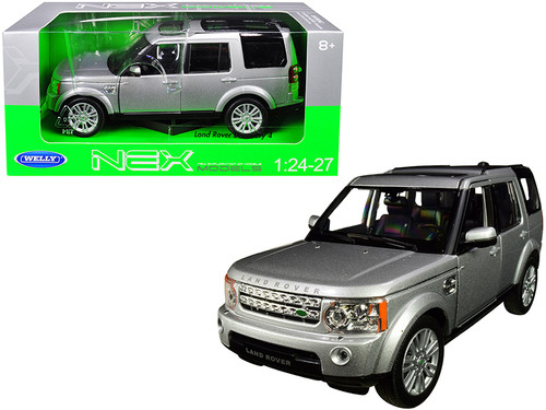 Land Rover Discovery 4 Silver 1/24-1/27 Diecast Model Car by Welly
