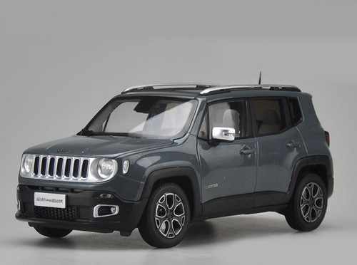 ミニカー 1/18 ジープ レネゲード Jeep Renegade グレー 1/18 Dealer Edition Jeep Renegade (Grey) Diecast Car Model