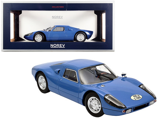 1964 Porsche Carrera 904 GTS Blue 1/18 Diecast Model Car by Norev