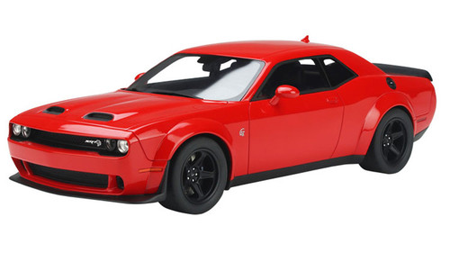 1/18 GT Spirit 2021 Dodge Challenger SRT - Super Stock (Red) Resin Car Model Limited