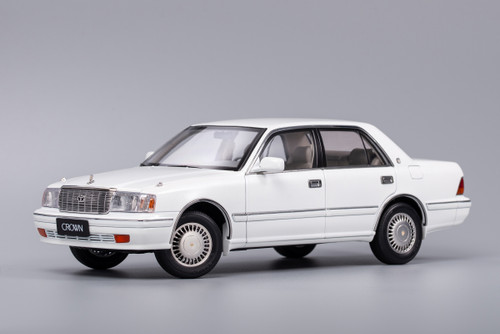 1/18 Toyota Crown 10th Generation JZS155 (S150; 1995–2001) (White) Diecast Car Model