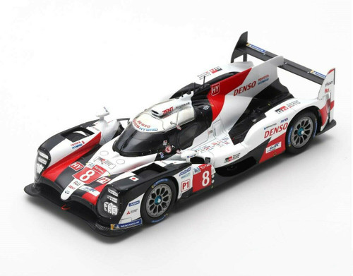 1/43 TOYOTA TS050 HYBRID No.8 TOYOTA GAZOO Racing Winner 24H Le Mans 2019 S. Buemi - K. Nakajima - F. Alonso model car by Spark