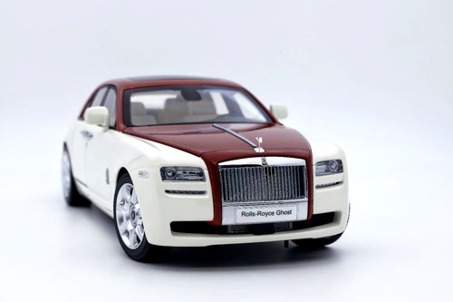 1/18 Kyosho Rolls-Royce Ghost (White & Red) Diecast Car Model