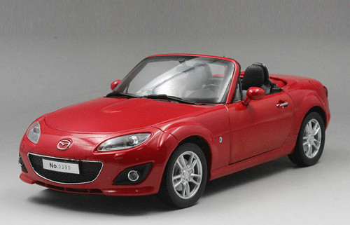 1/18 Norev 1989 Mazda MX-5 (Red) Diecast Car Model - LIVECARMODEL.com