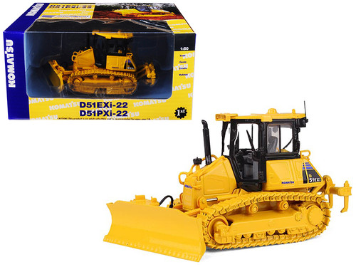 Komatsu D51EXi-22 Dozer With Ripper 1/50 Diecast Model by First Gear