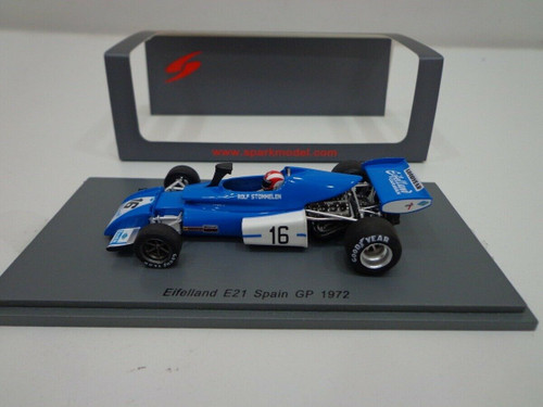 1/43 Eifelland E21 n.16 Spanish GP 1972 Rolf Stommelen model car by Spark