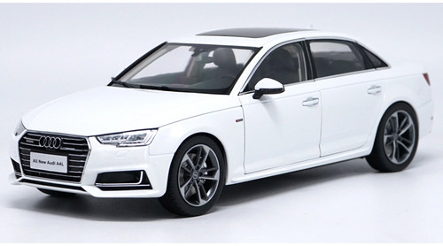 1/18 アウディ　A4　セダン B9 ディーラー品　ミニカー　ホワイト 1/18 Dealer Edition Audi A4 A4L (White) B9 (Typ 8W; 2016–present
