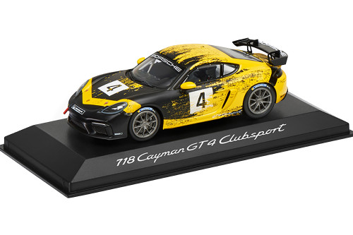 1/43 Dealer Edition Porsche 718 Cayman GT4 Clubsport Diecast Car