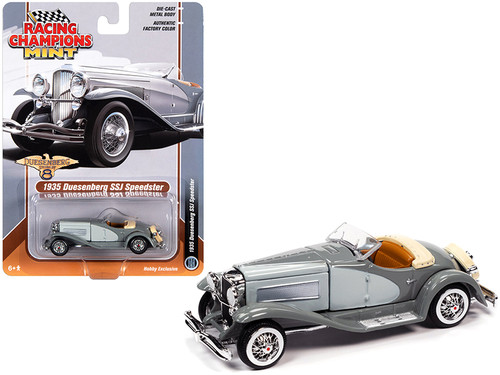 1935 Duesenberg SSJ Convertible Blue and Red 1/32 Diecast Model