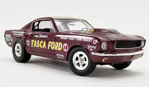 1/18 1965 Tasca Ford Mustang A/FX Drag Race Diecast Car Model