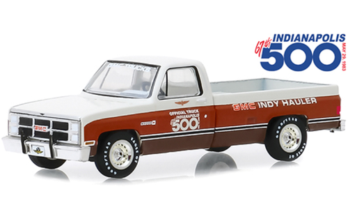 1/18 1983 GMC Sierra Classic 1500 67th Annual Indianapolis 500 Mile Race Official Truck (White/Red) Diecast Car Model