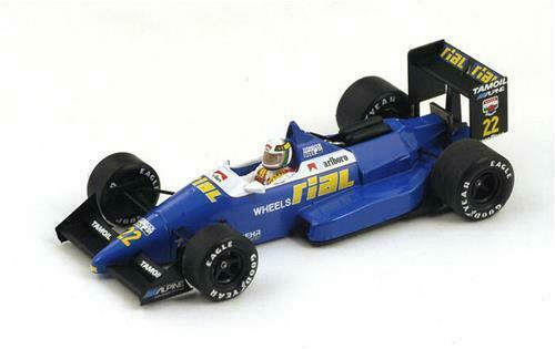 1/43 Rial ARC1 n.22 Belgium GP 1988 Andresa De Cesaris model car by Spark
