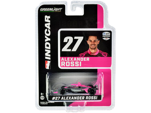 Dallara IndyCar #27 Alexander Rossi "AutoNation" Andretti Autosport "NTT IndyCar Series" (2020) 1/64 Diecast Model Car by Greenlight