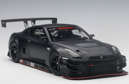 AUTOart Nissan GT-R 1/18 マットブラック ニスモ 1/18 AUTOart Nissan GTR Nismo GT3 (Matte Black) 81580