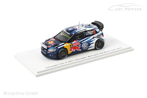 格安限定品スパーク 1/43 VW ポロ R WRC #2 2015 モータースポーツ 2nd モンテカルロラリー Jari-Matti Latvala / Miikka Anttila Monte Carlo レーシングカー