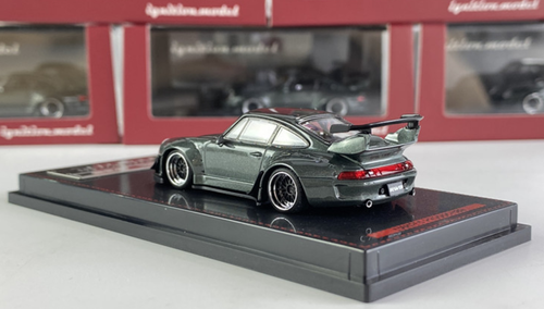 1/64 Ignition Model IG Porsche 911 993 RWB (Gun Metallic) Car Model