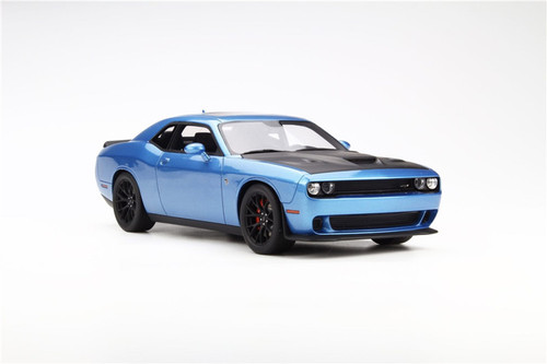 1/18 GTSpirit GT Spirit Dodge Challenger Hellcat (Blue) Resin Car Model Limited