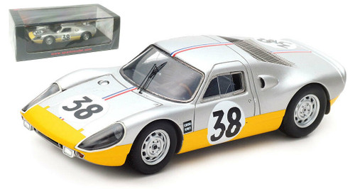 1/43 Porsche 904 n.38 Le Mans 1965 J. Dewez - J. Kerguen model car by Spark