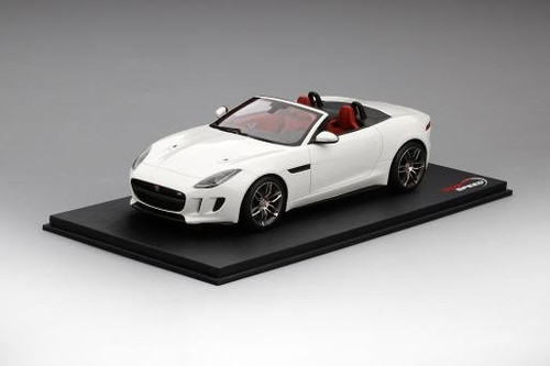 1/18 TSM Top Speed Jaguar F-Type FType R Spider (White) Resin Car Model