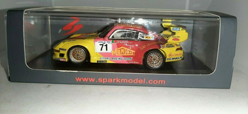 1/43 Porsche 911 GT2 n.71 Le Mans 1998 M. Maisonneuve - M. Monteiro - M. Monteiro model car by Spark