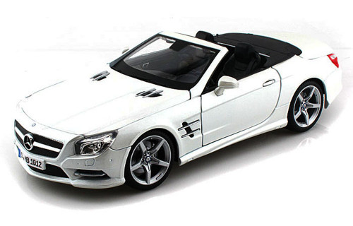 1/18 Mercedes-Benz Mercedes SL-Class SL-Klasse SL500 Convertible (White) Diecast Car Model