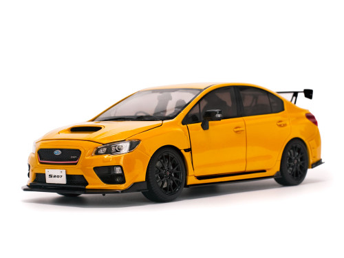 1/18 Sunstar Subaru WRX STI S207 (Yellow) Diecast Car Model