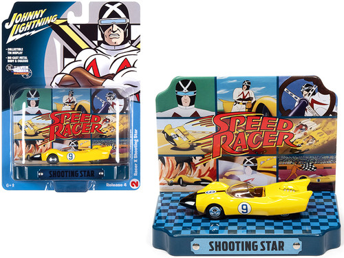 Speed Racer Mach 5 Five White with Collectible Tin Display 