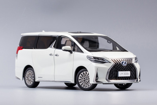 1/18 Lexus LM LM300h Minivan (White) RHD Diecast Car Model