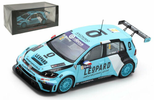 1/43 Volkswagen Golf GTI TCR No.2 2nd Race 2 Macau Guia Race 2016 Jean Karl Vernay model car by Spark