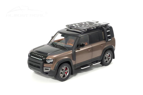 1/18 Almost Real 2020 Land Rover L663 Defender 110 (Brown) Diecast Car Model Limited 500 Pieces