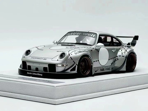 1/18 Fuelme Porsche 911 Rauh Welt Begriff 993 Silver Phantom Silver Pig Car Model Limited 66 Pieces