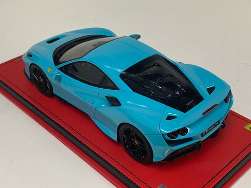 1/18 MR Collection Ferrari SF90 Stradale (Baby Blue with Black Wheels) Resin Car Model Limited