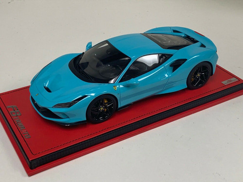 1/18 MR Collection Ferrari SF90 Stradale (Baby Blue with Black Wheels) Resin Car Model Limited