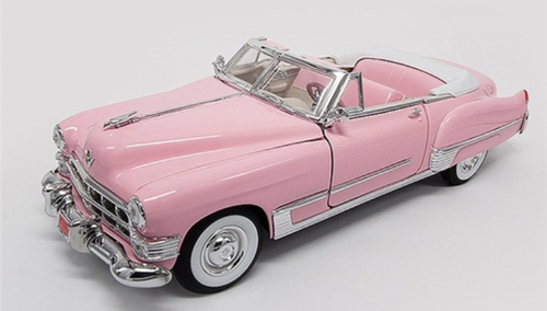 1/18 Elvis Presley 1949 Cadillac Coupe Deville Convertible Pink 