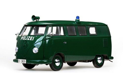 1/12 Sunstar 1956 Volkswagen VW T1 Police Van (Green) Diecast Car