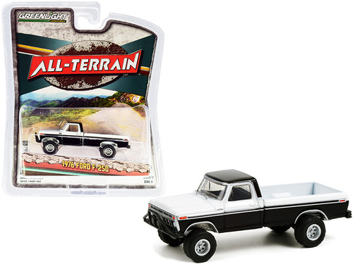 1976 Ford F-250 Custom Pickup Truck with Off-Road Parts Black and